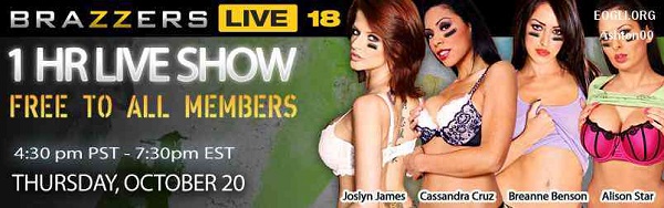 BRAZZERS LIVE 18: FULL METAL JACK-IT (2011)