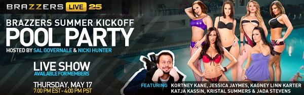 BRAZZERS LIVE 25: HOSTED BY SAL GOVERNALE (2012)